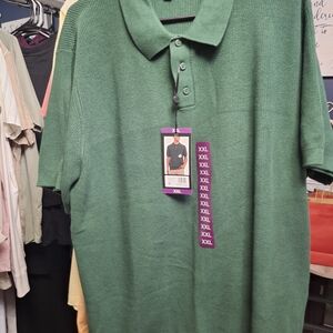 DKNY Forest Green Polo Shirt